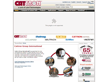 Tablet Screenshot of cattron.com